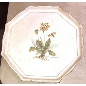 Vintage Italian Florentine Tray Primula Officinalis Beautiful Elegant‎
